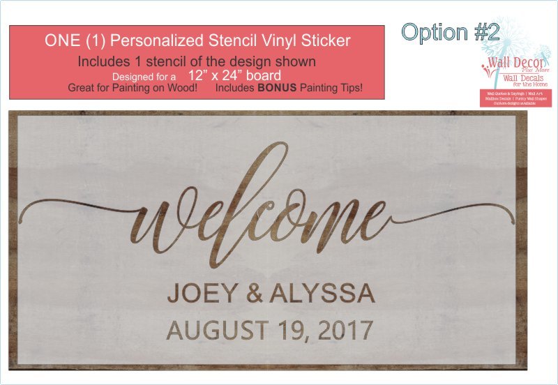 Vinyl Stencil Sticker Designs, Bulk Stencils for Painting Signs